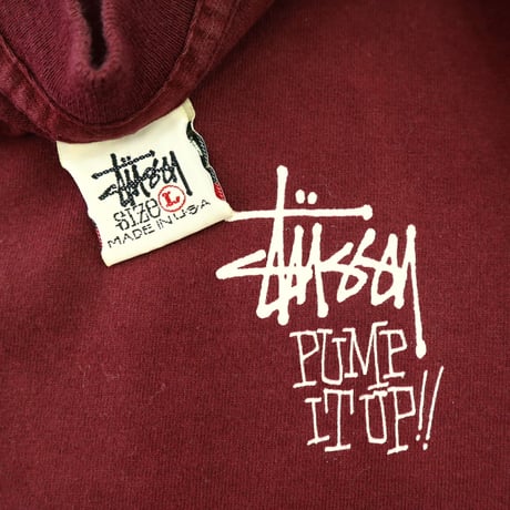 90's OLD STUSSY 白タグ "stusnics" Tシャツ Lサイズ USA製