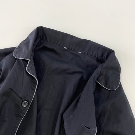90's～00's unknown "Black Stripe" Pajama Shirt