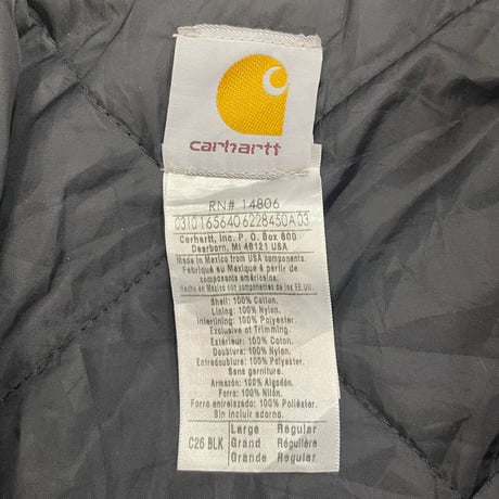 00's Carhartt Duck Traditional Coat Lサイズ