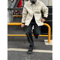 90's～ unknown "ASH" "Quilting Lined" Nylon Staff Jacket