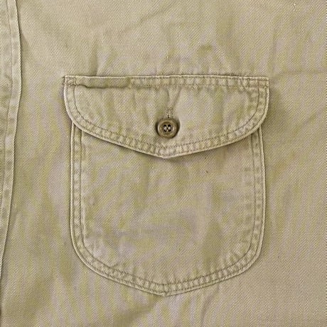 "Big Size" 60's Lee "マチ付き" Chetopa Work Shirt 17 Medium USA製
