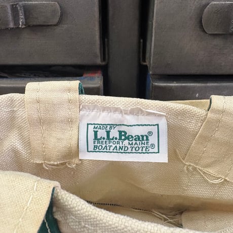 "Rare" "Mini" ～90's L.L. Bean "1色タグ" BOAT AND TOTE Canvas Bag