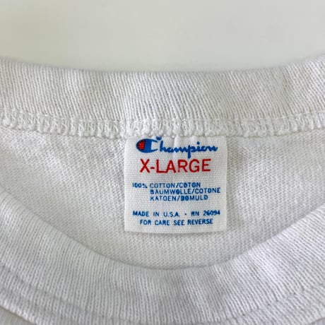 80's CHAMPION "WRESTLERS" 染み込み プリント Tシャツ XLサイズ USA製