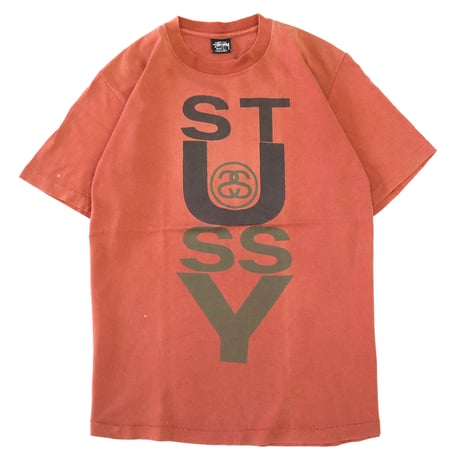 80's～90's OLD STUSSY 黒タグ Tシャツ Lサイズ USA製