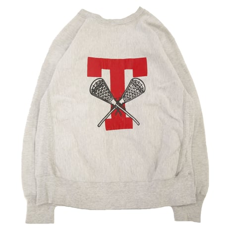 80's CHAMPION RW SWEAT "MIT" 両面 プリント Grey Lサイズ USA製
