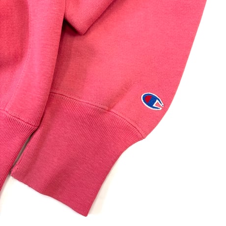 "Good Color" 90's CHAMPION RW SWEAT "目なし" Solid Rose Pink Lサイズ USA製
