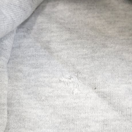 80's CHAMPION RW SWEAT PARKA "NAVY" 染み込み プリント XLサイズ USA製