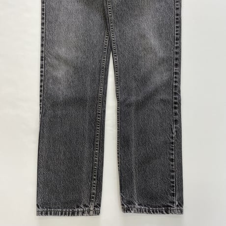 90's Levi's 505 "先染め" Black Denim Pants W33 USA製