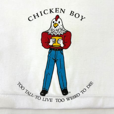 ～90's Hanes "Chicken Boy" Tシャツ XLサイズ USA製