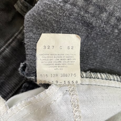 90's Levi's 519 "1558 Black" Corduroy Pants W36 USA製