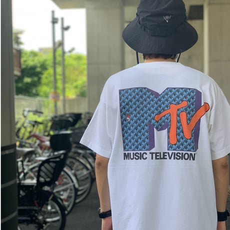 ～90's Fruit of the loom "MTV" 両面 プリント Tシャツ XLサイズ USA製