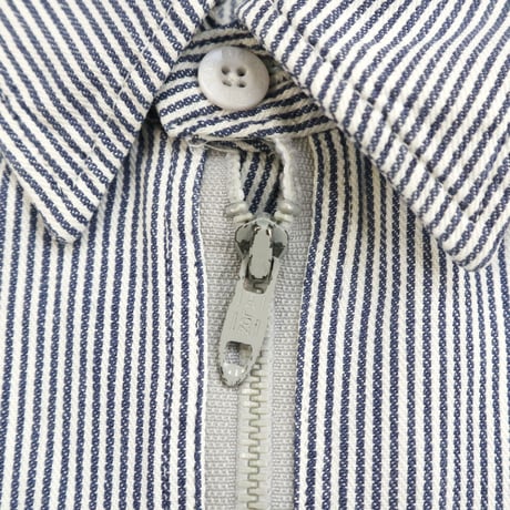 80's BIG MAC "ハーフジップ" Hickory Work Shirt