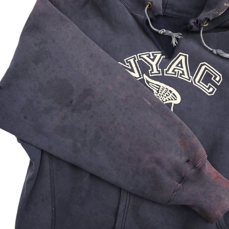80's CHAMPION RW SWEAT PARKA "Wingfoot" "単色ハトメ" Navy XLサイズ USA製