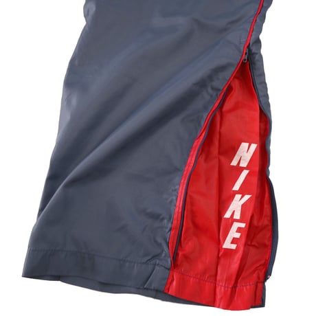 80's NIKE "紺タグ" "縦ナイキ" Nylon Pants XLサイズ