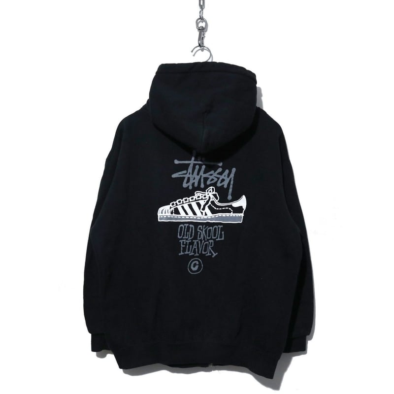 STUSSY ステューシー OLDSKOOL FLAVOR スウェット L 黒売ったり買っ