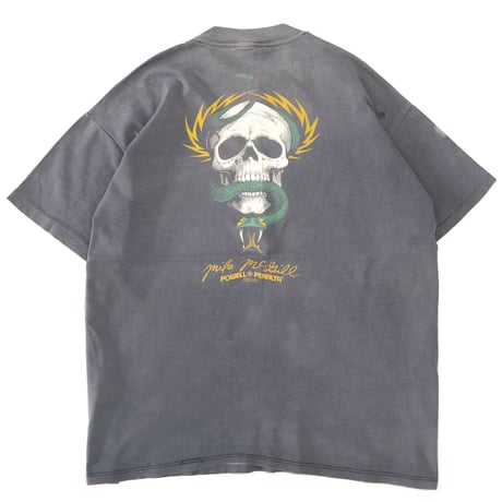 80's POWELL PERALTA "Mike McGill" 両面 プリント Tシャツ