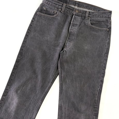 80's Levi's 501 "先染め" Black Denim Pants W36 USA製