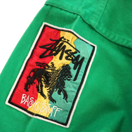 90s～ OLD STUSSY "IRIE ROOTS" Full Zip Jacket