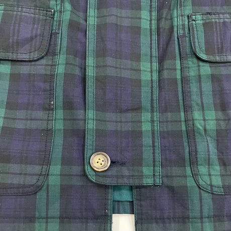 90's OLD GAP Cotton Check Coat