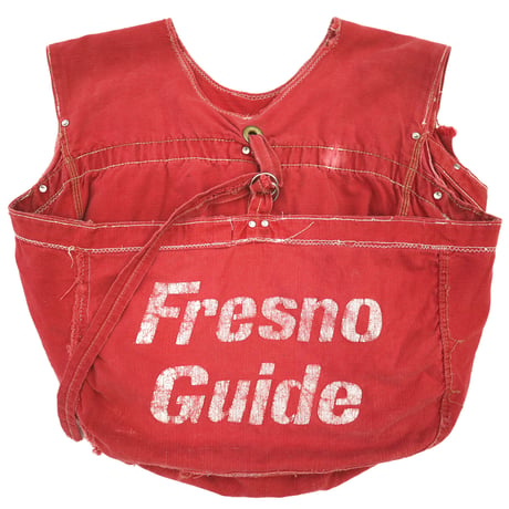 50's～60's News Paper Bag "Fresno Guide"