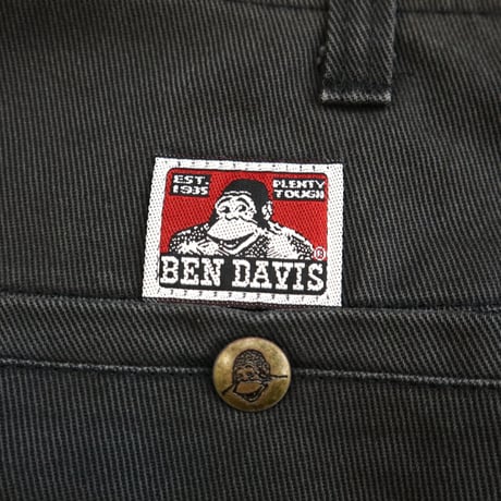 "Black Fade" "Cotton100%" 90's BEN DAVIS Frisko Work Pants W36 USA製