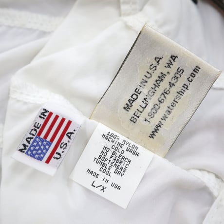 ～90's Watership Trading Long Bill Nylon Cap L/XL USA製