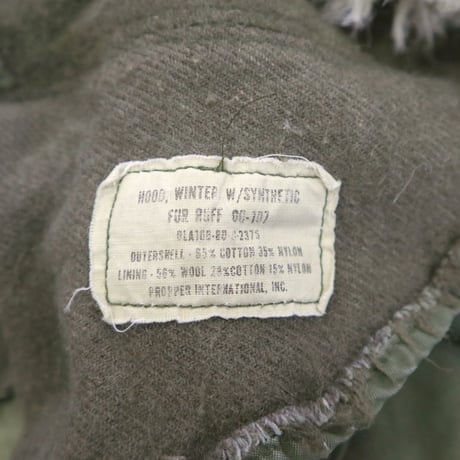 80's US ARMY M-65 "Full Set" Fishtail Jacket Mサイズ