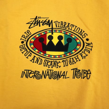 90s～ OLD STUSSY "International Tribe" Sweat Parka