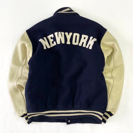 ～90's American Pastimes "Yankees" Stadium Jacket Lサイズ
