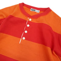 90s GOODENOUGH "Wide Border" Henley Neck Tee Lサイズ