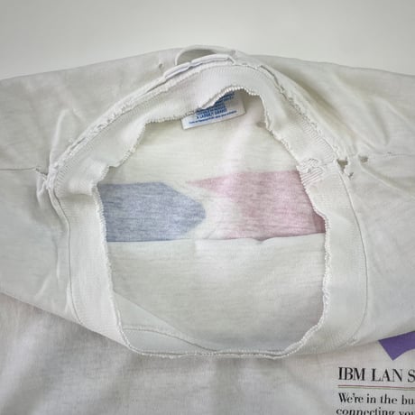 "boro" ～90's Hanes "IBM" "両面" Tシャツ XLサイズ
