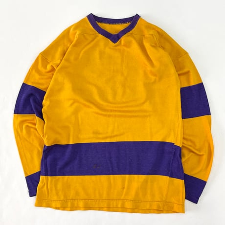 70's Sandow "2tone" "12" LS Football Tee CANADA製