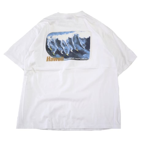 90's OLD Banana Republic "Hawaii" Pocket Tee Lサイズ USA製
