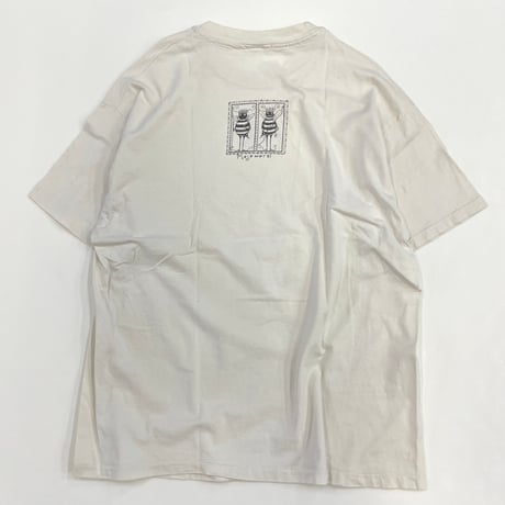 90's MOJO WARE "Sun Flower" 両面 プリント Tシャツ XLサイズ USA製