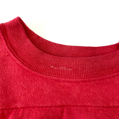 "Rare" 70's CHAMPION "Solid" Football Tee Lサイズ USA製