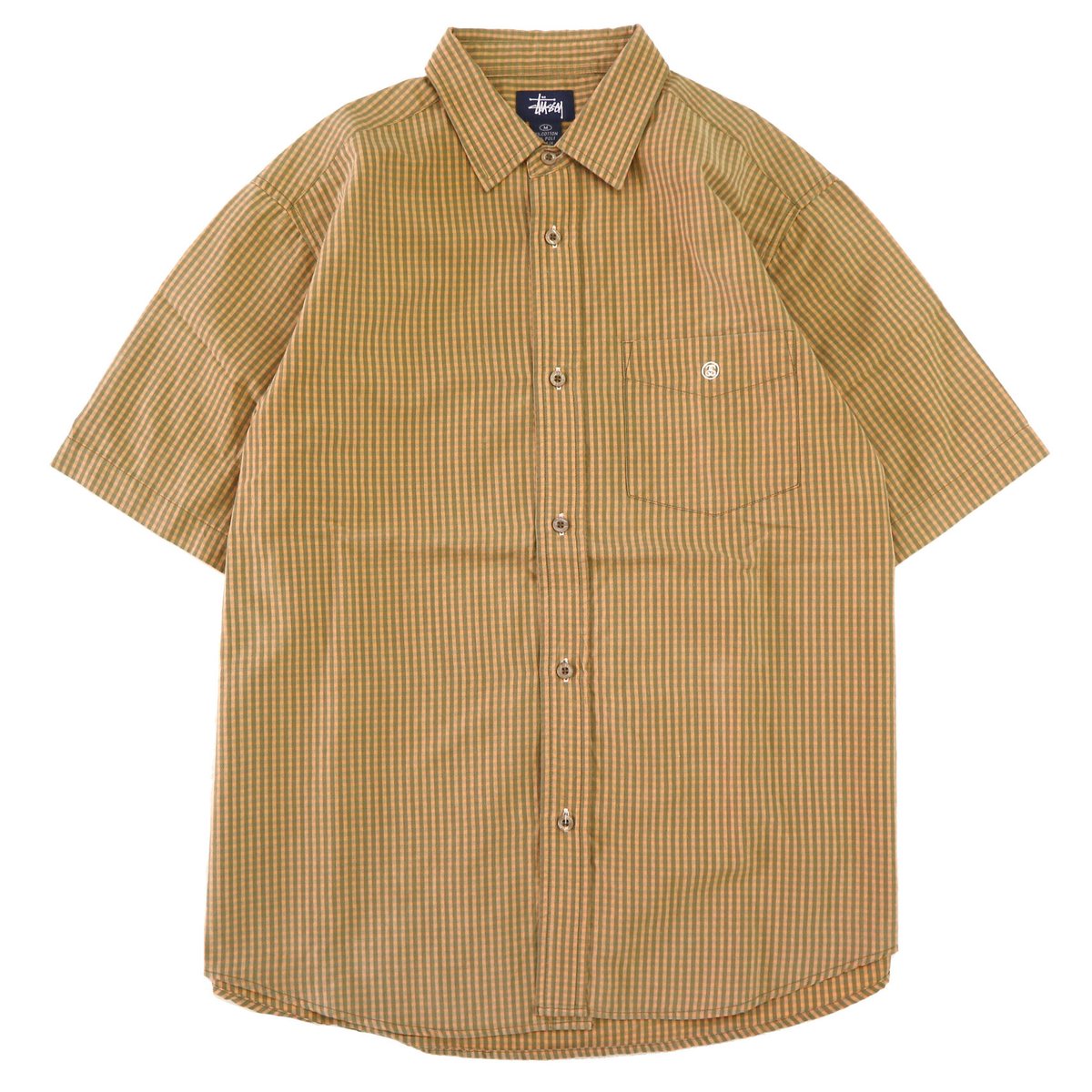 90's~00's OLD STUSSY ギンガム チェック シャツ Mサイズ INDIA 90's~00's OLD STUSSY ギンガム チェック シャツ Mサイズ INDIA