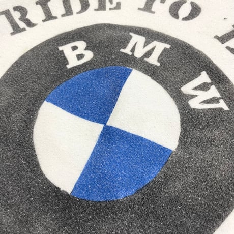 70's～80's unknown "BMW Stencil" 2tone Sweat Lサイズ USA製