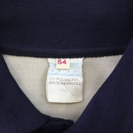 70's Adidas "Metal-Button" Track Jersey Top 54サイズ 西ドイツ製