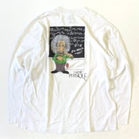 90's Screen Stars "Einstein" "両面" LS Tシャツ XLサイズ IRELAND製