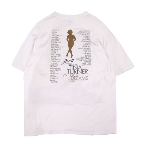 90's Hanes "Tina Turner" 両面 プリント Tシャツ XLサイズ