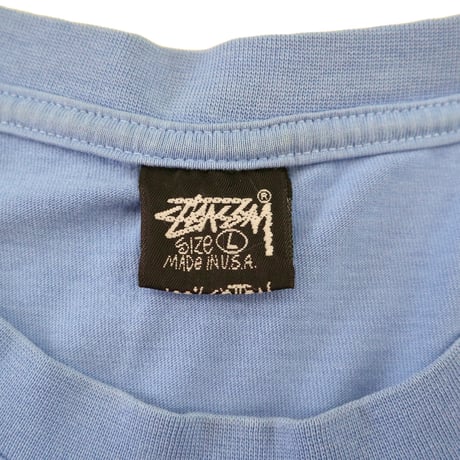 80's～90's OLD STUSSY 黒タグ Tシャツ Lサイズ USA製