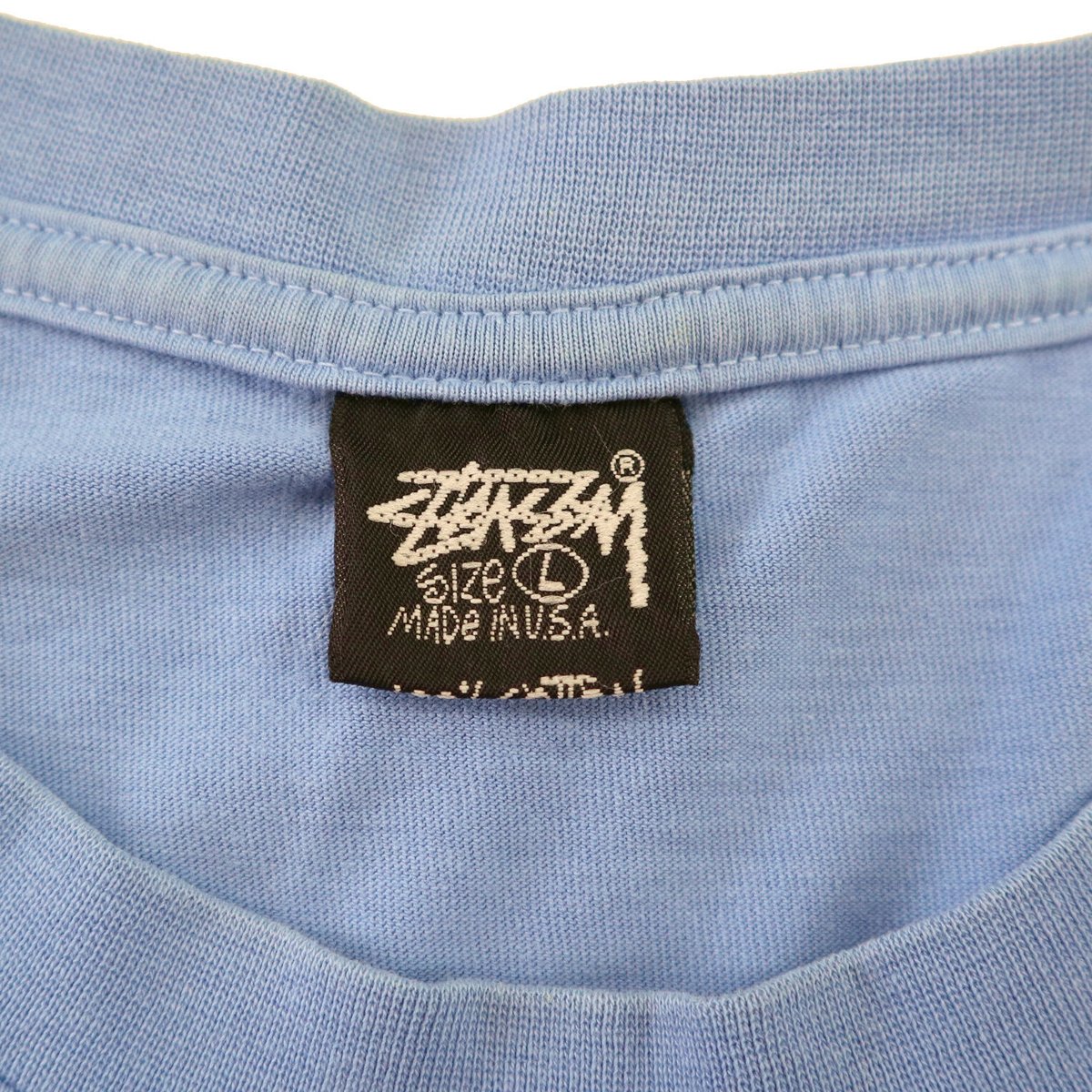 80's～90's OLD STUSSY プリント Tシャツ 黒タグ Lサイズ USA製 | ...