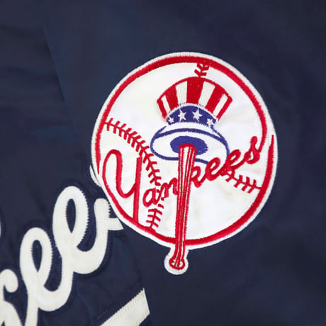 90's STARTER "Yankees" サテン ナイロン チーム ジャケット Lサイズ