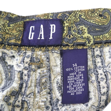 90’s OLD GAP "Paisley" Short Pants