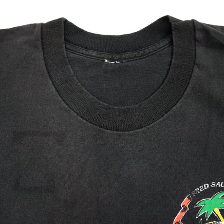 90's "SUMMER SEASON 92" 両面 プリント フェス Tシャツ Black