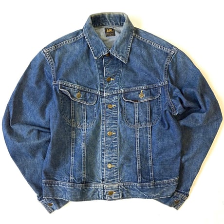 70's Lee "All Yellow Stitch" "220-J" Denim Jacket USA製 (fits 46)