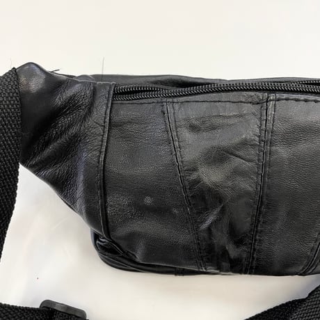 Fake Leather Mini Waist Bag