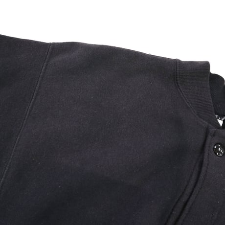90's CHAMPION RW SWEAT "Full Snap" Black XLサイズ USA製