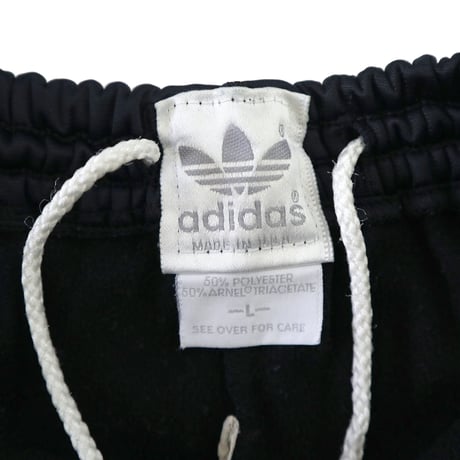 80's Adidas Track Jersey Pants Black×Red Lサイズ USA製
