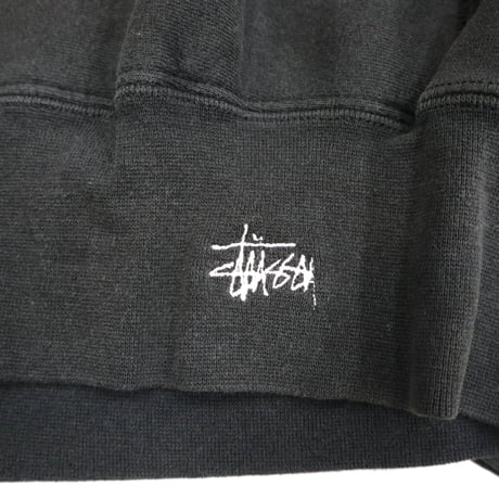 90's～ OLD STUSSY "REVERSE TYPE" Sweat Parka Mサイズ